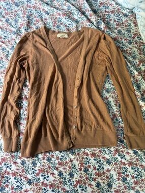 Forever 21 Rust Brown Button-Front Women's Cardigan
